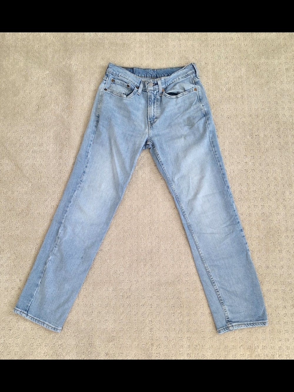 Classic Levi’s 514 Straight Fit Jeans - Light Wash - 29x30